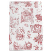 Christmas Party Chinoiserie Mittlere Geschenktüte (Rückseite)