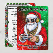 Christmas Party Einladung (Vorne/Hinten)