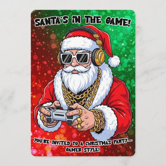 Christmas Party Einladung (Vorderseite)