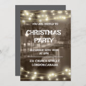 CHRISTMAS PARTY EINLADUNG (Vorne/Hinten)