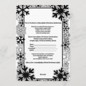 Christmas Party Einladung (Rückseite)