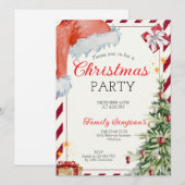 Christmas Party Einladung (Vorne/Hinten)