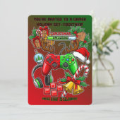 Christmas Party Einladung (Stehend Vorderseite)