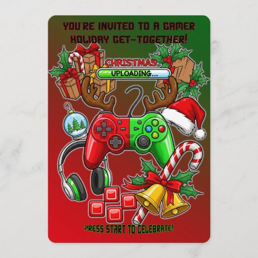 Christmas Party Einladung (Vorderseite)