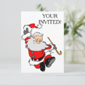 CHRISTMAS PARTY EINLADUNGEN (Stehend Vorderseite)