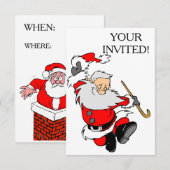 CHRISTMAS PARTY EINLADUNGEN (Vorne/Hinten)