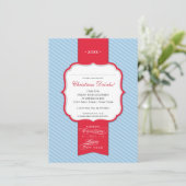 CHRISTMAS-PARTY EINLADUNGEN: Laptop 5P Einladung (Stehend Vorderseite)