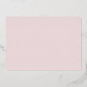 Christmas Party Elegant Red Folieneinladung (Rückseite)