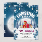 Christmas Party Event Flyer Einladung (Vorne/Hinten)