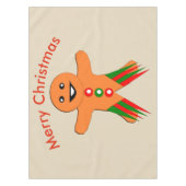 Christmas Party Gingerbread Man Tableclout Tischdecke (Vorderseite)