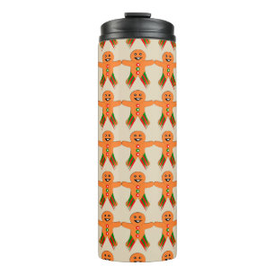 Christmas Party Gingerbread Man Thermal Tumbler Thermosbecher