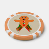 Christmas Party Gingerbread Mann Pokerchips (Einzeln)