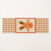 Christmas Party Gingerbread Mann Yogamatte (Vorderseite (Horizontal))