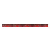 Christmas Party Golden Red Winter Elegant Satinband (Vorderseite)