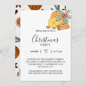 Christmas Party Invitation Card Einladung (Vorne/Hinten)
