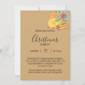 Christmas Party Invitation Card Einladung (Vorderseite)