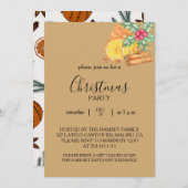 Christmas Party Invitation Card Einladung (Vorne/Hinten)