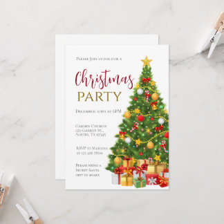 Christmas Party Invitation Einladung
