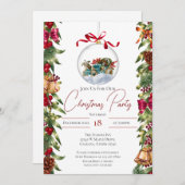 Christmas Party Invitation Einladung (Vorne/Hinten)