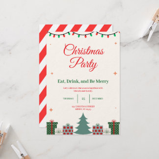 Christmas Party Invitation Einladung