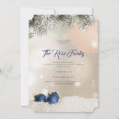 Christmas Party Invitation, Holiday Greetings Card Einladung (Vorderseite)