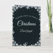 Christmas party invitation karte (Rückseite)