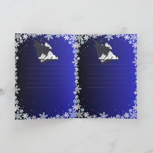 Christmas party invitation karte (Innenseite)