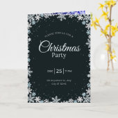 Christmas party invitation karte (Gelbe Blume)
