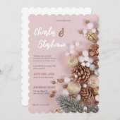 Christmas Party Invitation, Wedding Invitations Einladung (Vorne/Hinten)