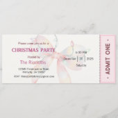 Christmas Party Invitation, Xmas Invite Einladung (Vorderseite)