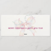 Christmas Party Invitation, Xmas Invite Einladung (Rückseite)