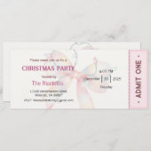 Christmas Party Invitation, Xmas Invite Einladung (Vorne/Hinten)