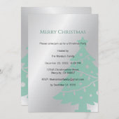 Christmas Party Invite, Christmas Dinner Einladung (Vorne/Hinten)