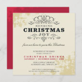 CHRISTMAS PARTY INVITE :: Weihnachtsfreude senden  Einladung (Vorne/Hinten)