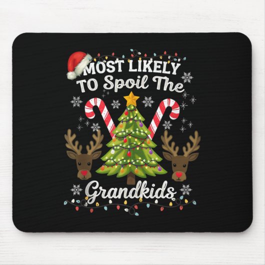 Christmas Party Most Likely To Sil The Grandkids H Mousepad (Vorne)