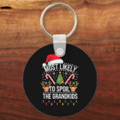 Christmas Party Most Likely To Sil The Grandkids Schlüsselanhänger (Vorderseite)