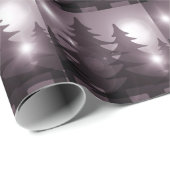 Christmas Party Pink Trees Holiday Winter Elegant Geschenkpapier (Rolleneckpunkt)