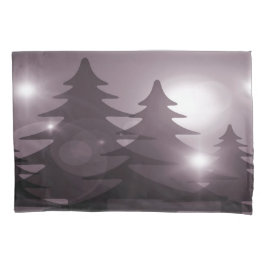Christmas Party Pink Trees Holiday Winter Elegant Kissenbezug