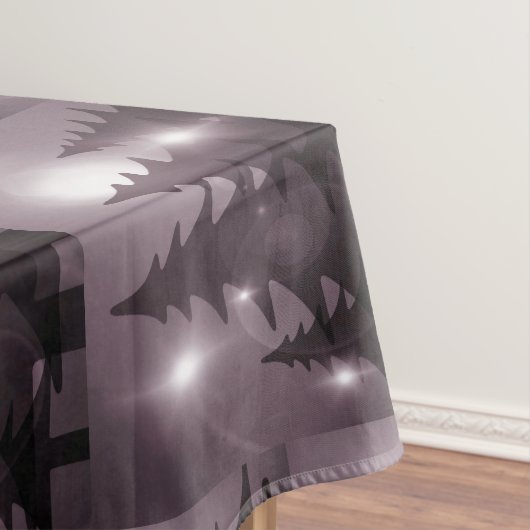 Christmas Party Pink Trees Holiday Winter Elegant Tischdecke (Beispiel)