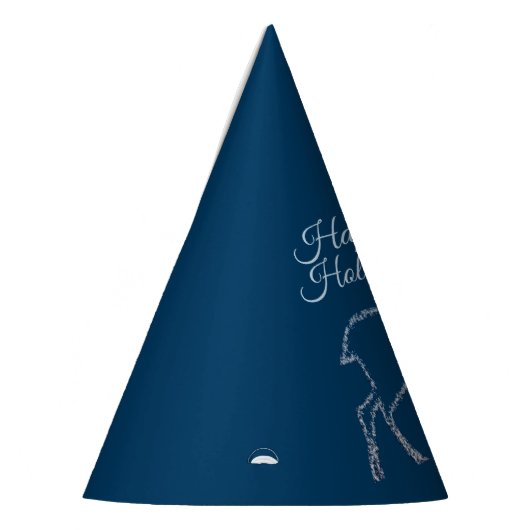 Christmas Party Reindeer Blue Sky Shiny Stars Partyhütchen (Links)