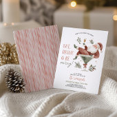 Christmas Party Santa Martini  Einladung