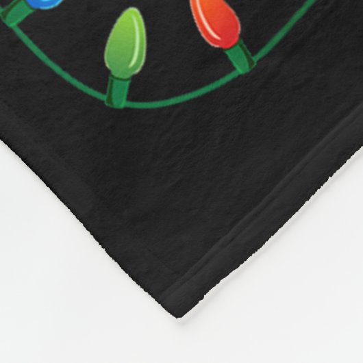 Christmas Party Workplace Funny Design  Fleecedecke (Ecke)