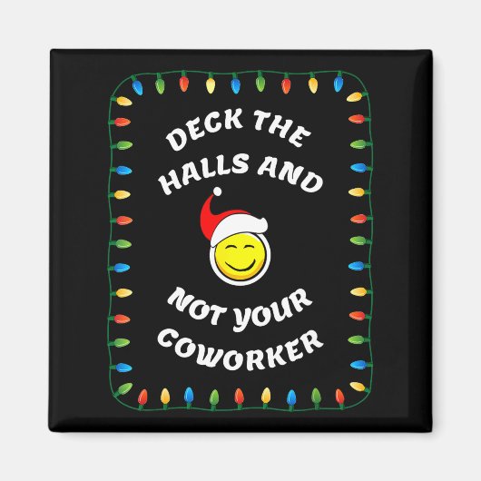 Christmas Party Workplace Funny Design  Magnet (Vorne)