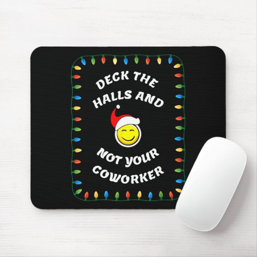 Christmas Party Workplace Funny Design  Mousepad (Mit Mouse)