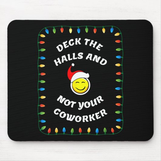 Christmas Party Workplace Funny Design Mousepad (Vorne)