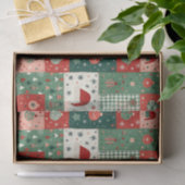 Christmas Patchwork Quilt Seidenpapier (Geschenk)