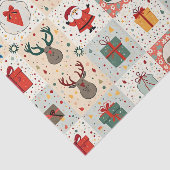 Christmas Patchwork Quilt Seidenpapier (Ausschnitt)