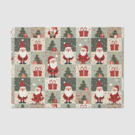 Christmas Patchwork Quilt Seidenpapier