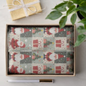 Christmas Patchwork Quilt Seidenpapier (Geschenk)