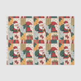 Christmas Patchwork Quilt Seidenpapier